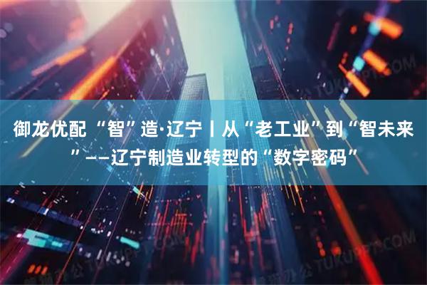 御龙优配 “智”造·辽宁丨从“老工业”到“智未来”——辽宁制造业转型的“数字密码”