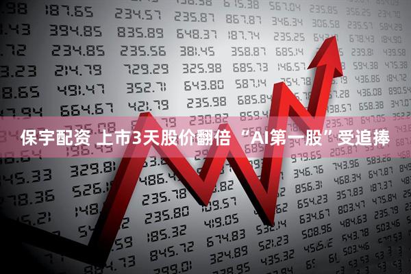 保宇配资 上市3天股价翻倍 “AI第一股”受追捧