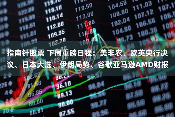 指南针股票 下周重磅日程：美非农、欧英央行决议、日本大选、伊朗局势、谷歌亚马逊AMD财报