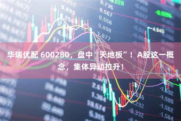 华瑞优配 600280，盘中“天地板”！A股这一概念，集体异动拉升！