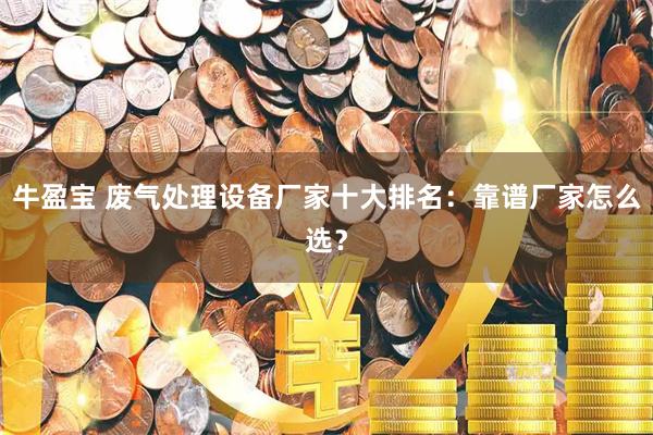 牛盈宝 废气处理设备厂家十大排名：靠谱厂家怎么选？